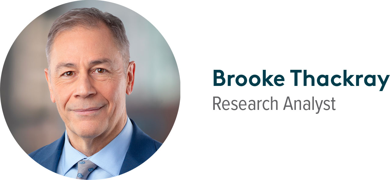 Image showing headshot of Global X Research Analyst Brooke Thackray.