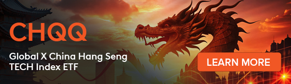 Banner image (Image shows name of the Global X China Hang Seng TECH Index ETF CHQQ with Chinese dragon in the background).